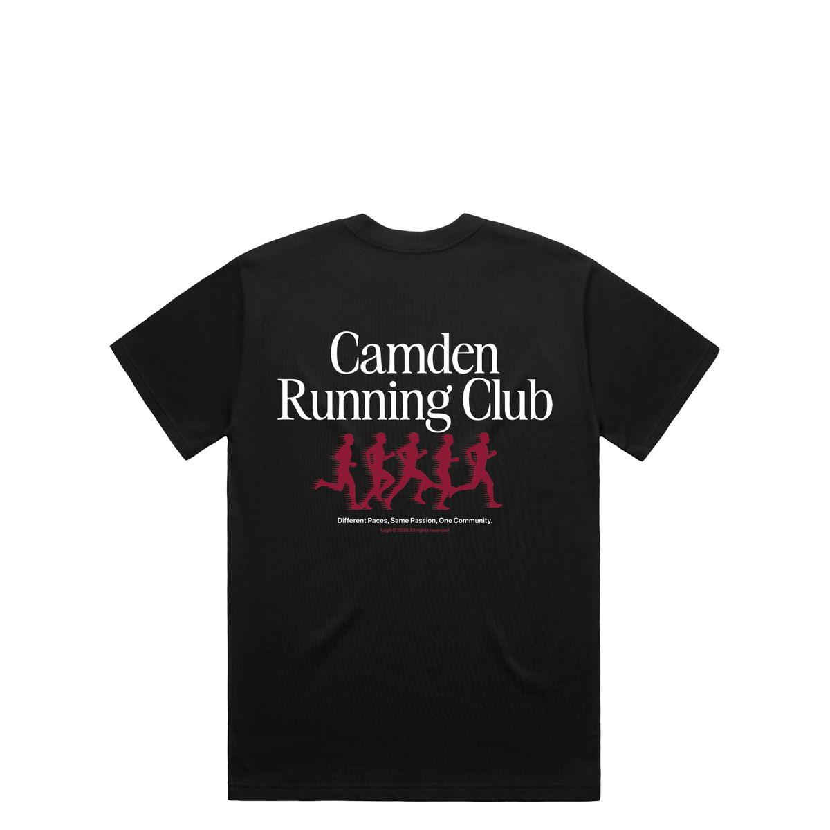 Running Club T-Shirt in Black, alternate view