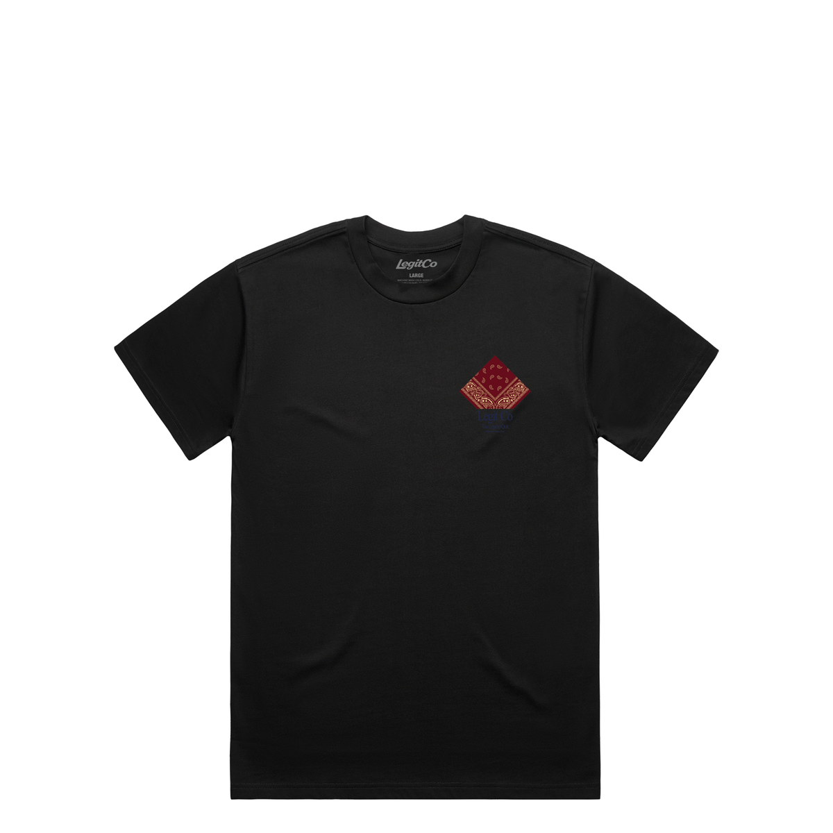 Bandana T-Shirt in Black