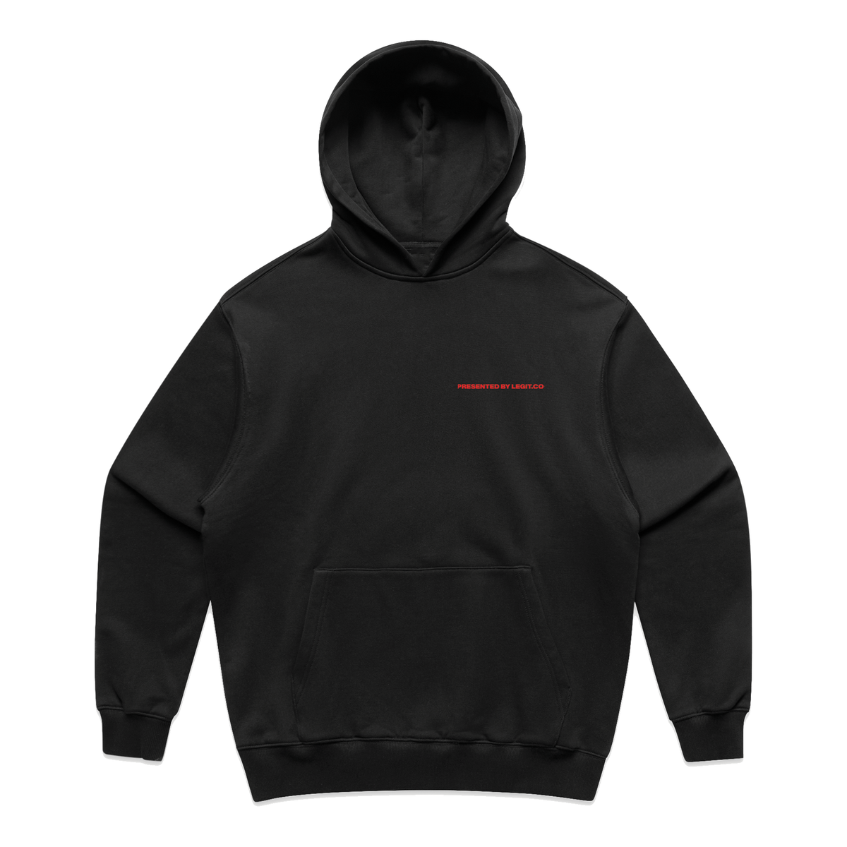 Rumble Pullover Hoodie in Black