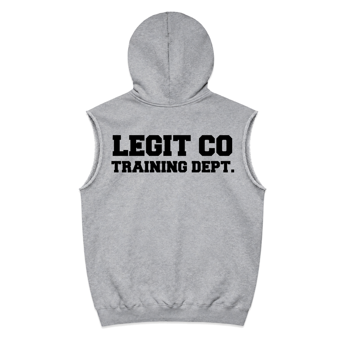 G.O.A.T Cutoff Hoodie — Heather Grey