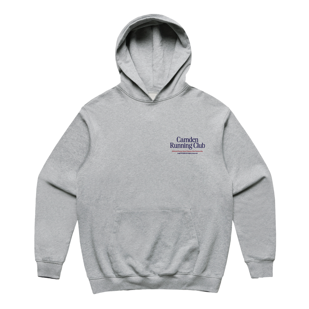 Running Club Pullover Hoodie in Athletic Heather