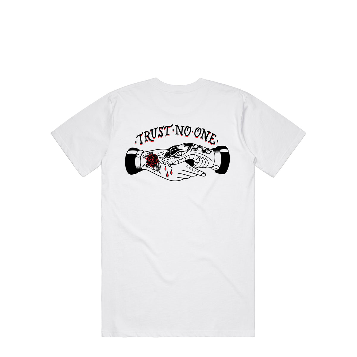 Trust No One T-Shirt in White