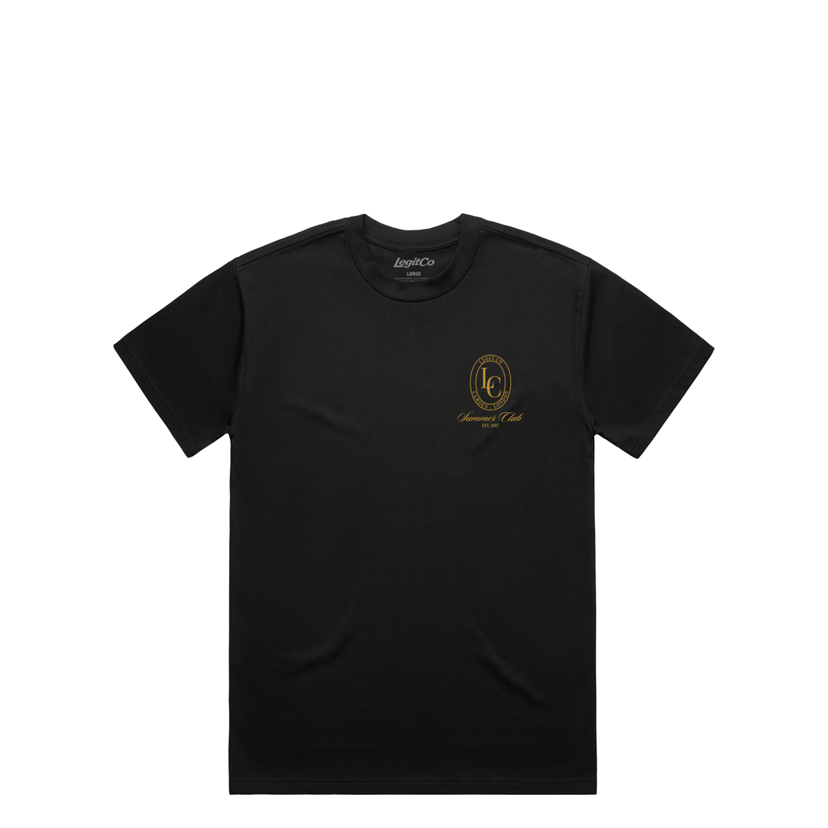 Summer Club T-Shirt in Black