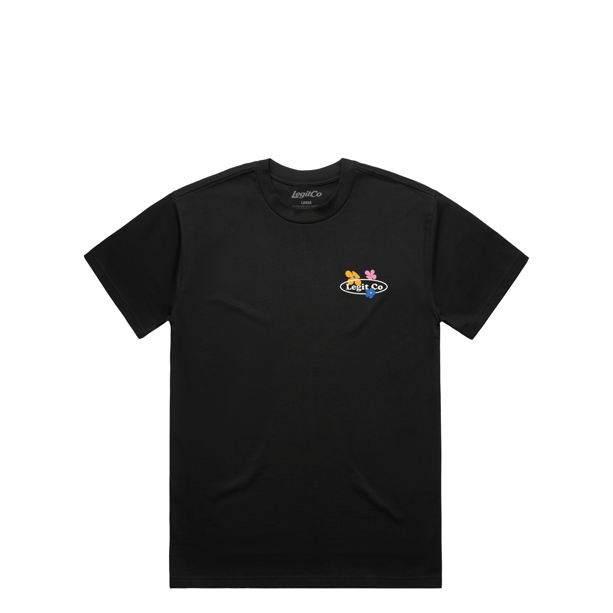 Flower Market T-Shirt in Black