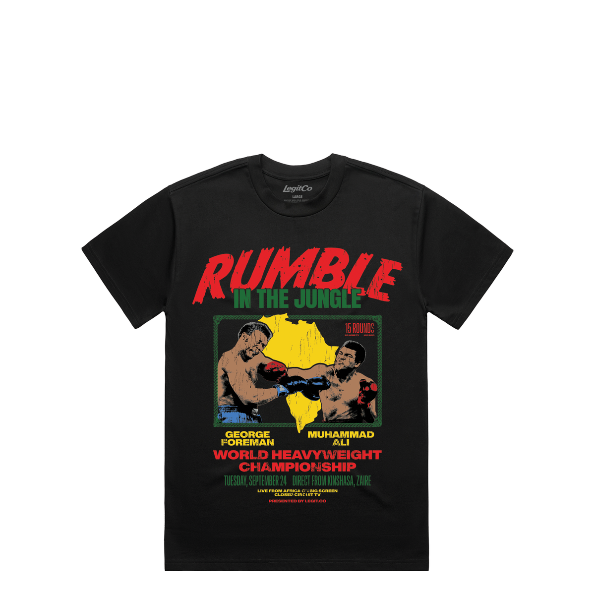 Rumble T-Shirt in Black