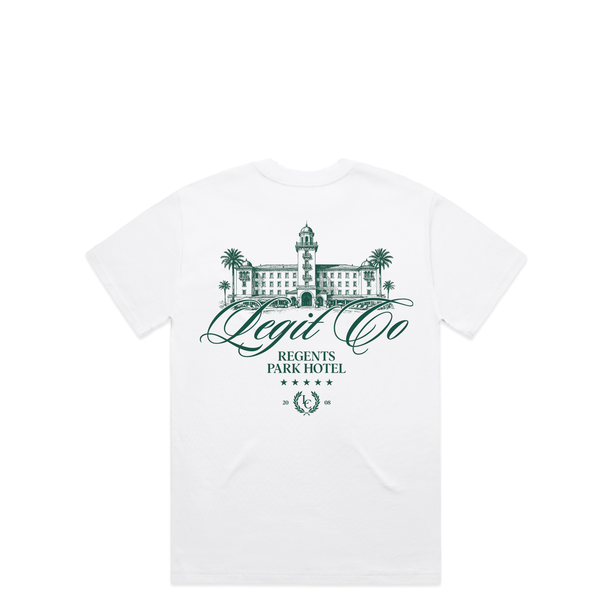 Regents T-Shirt in White, alternate view