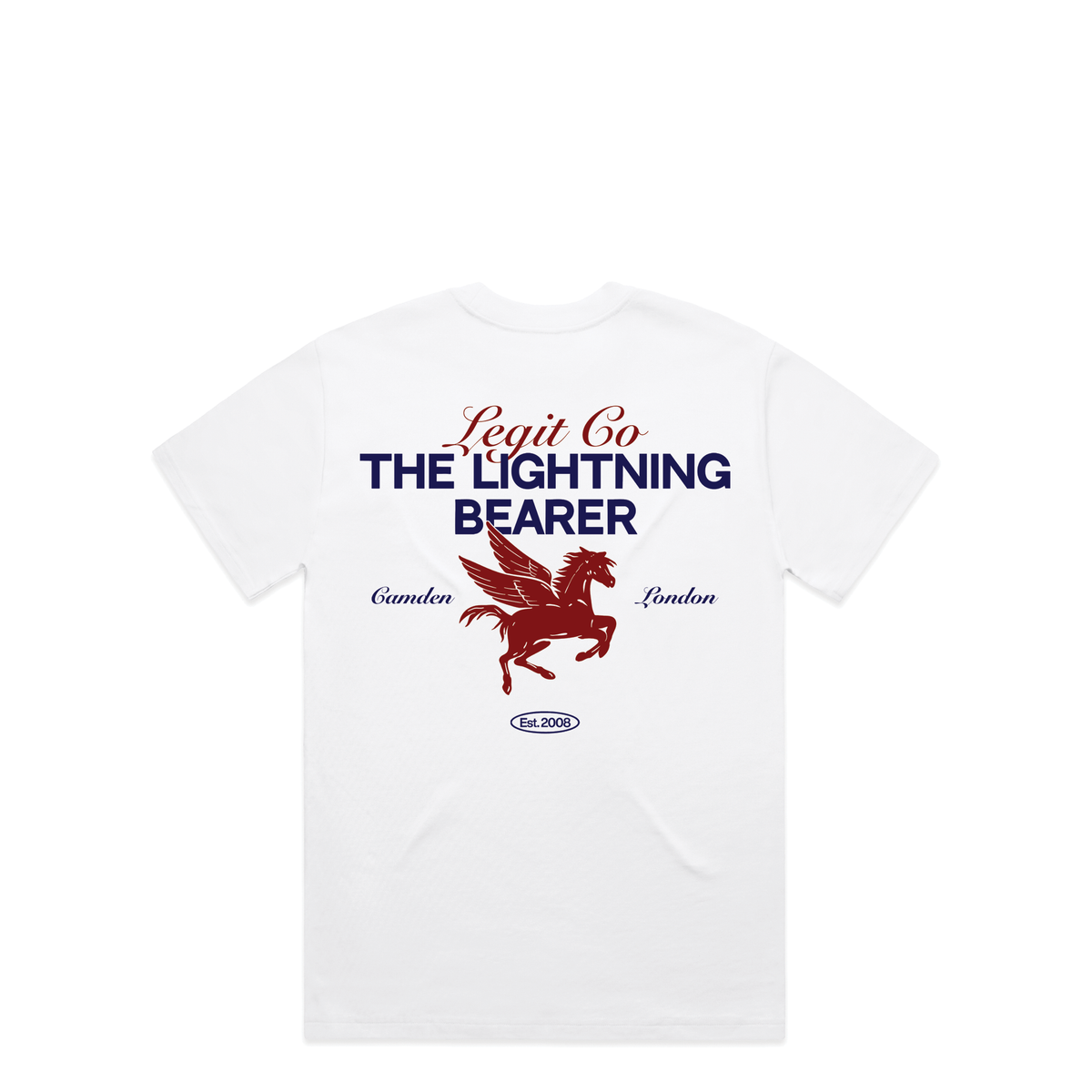 Pegasus T-Shirt in White, alternate view