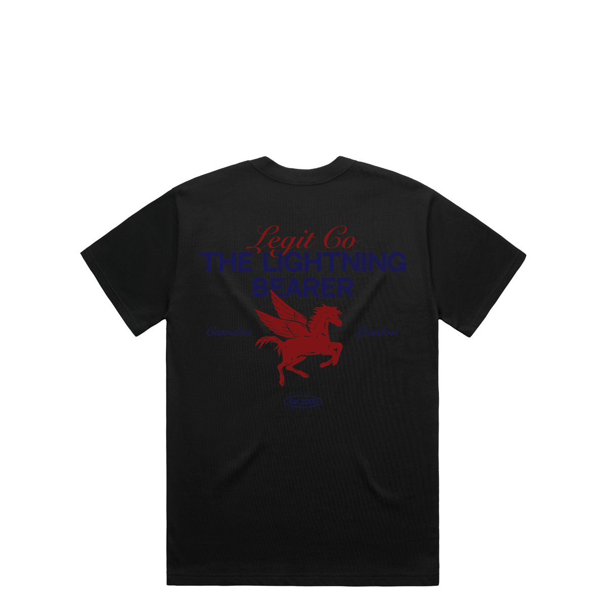 Pegasus T-Shirt in Black, alternate view