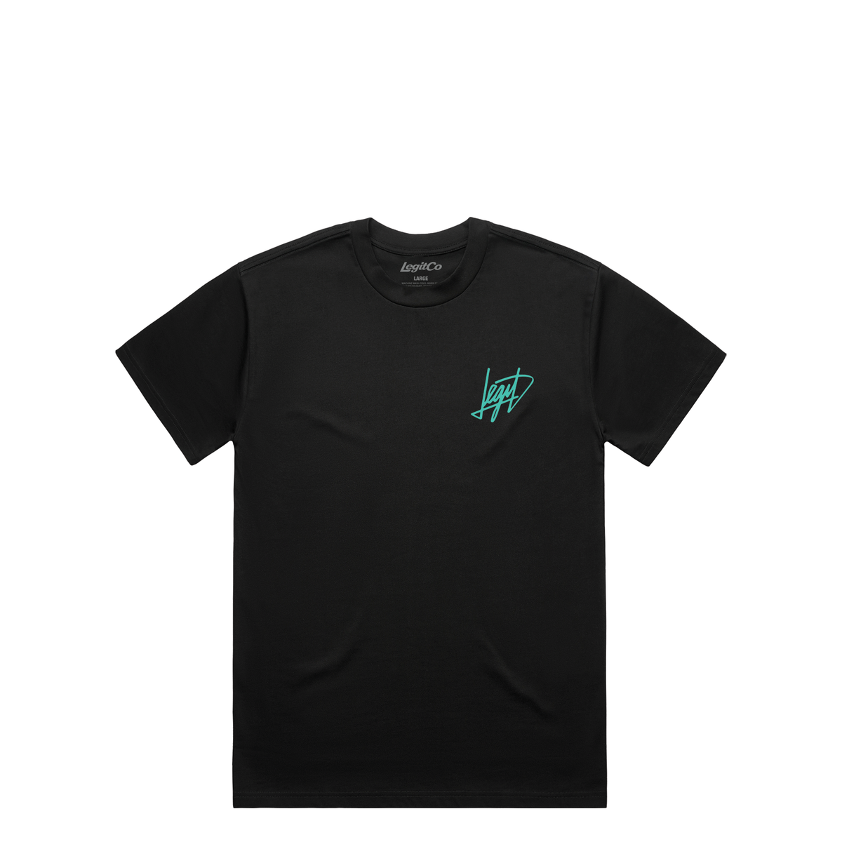 Script T-Shirt in Black