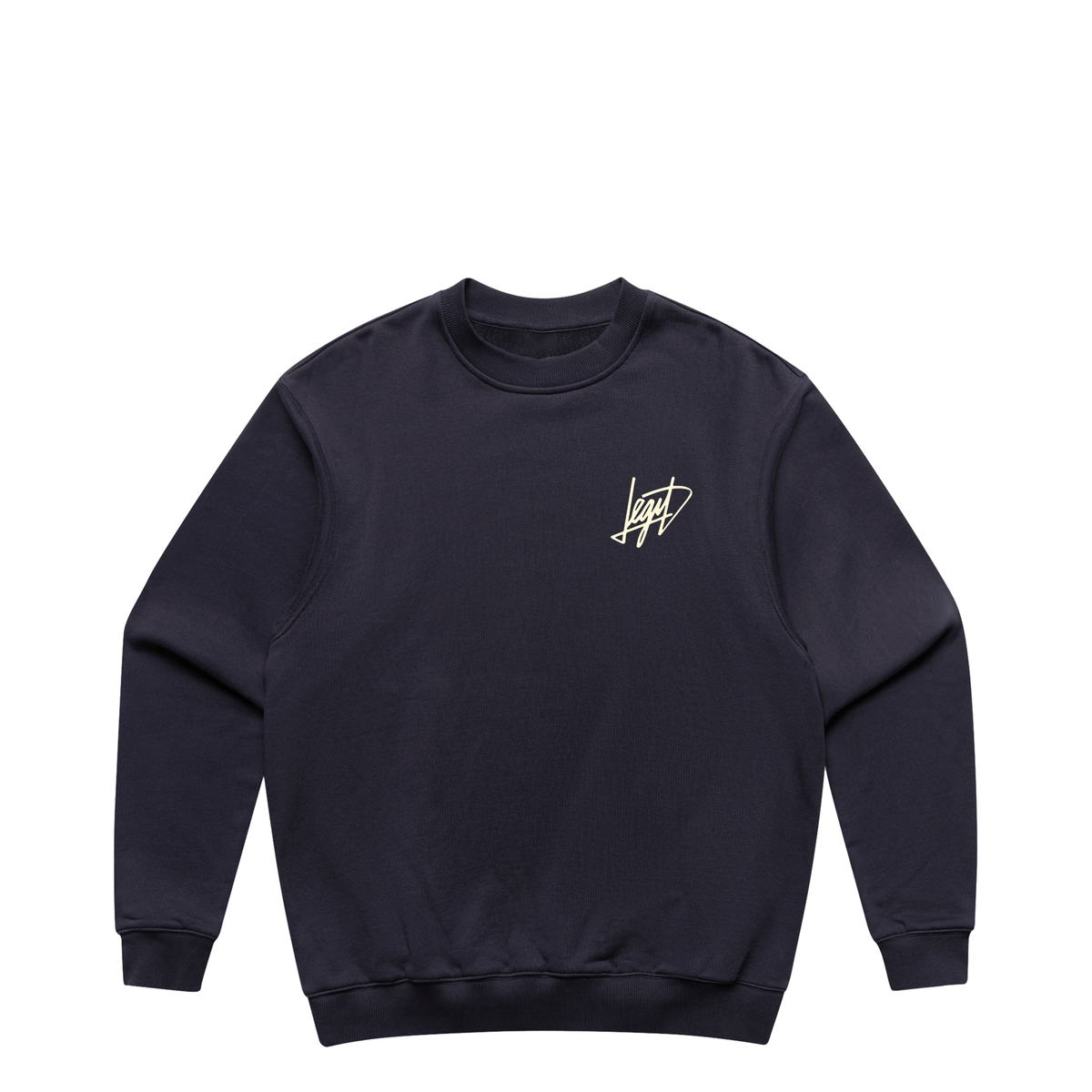 Script Sweatshirt in Navy